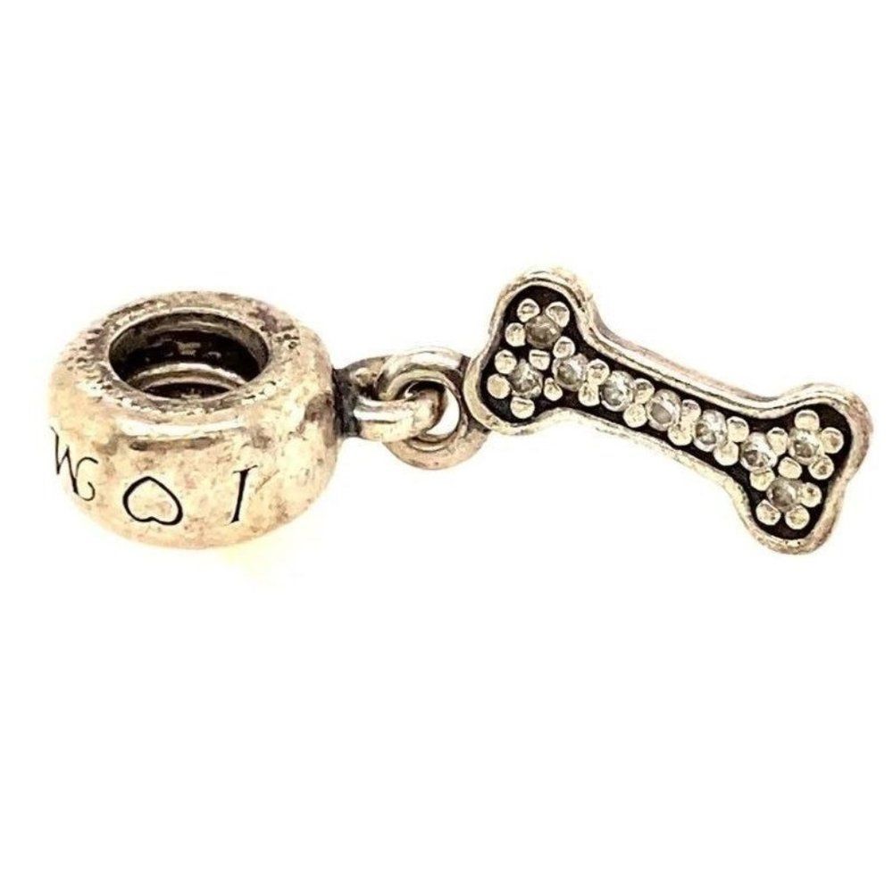 Pandora Dog Bone Cz Charm